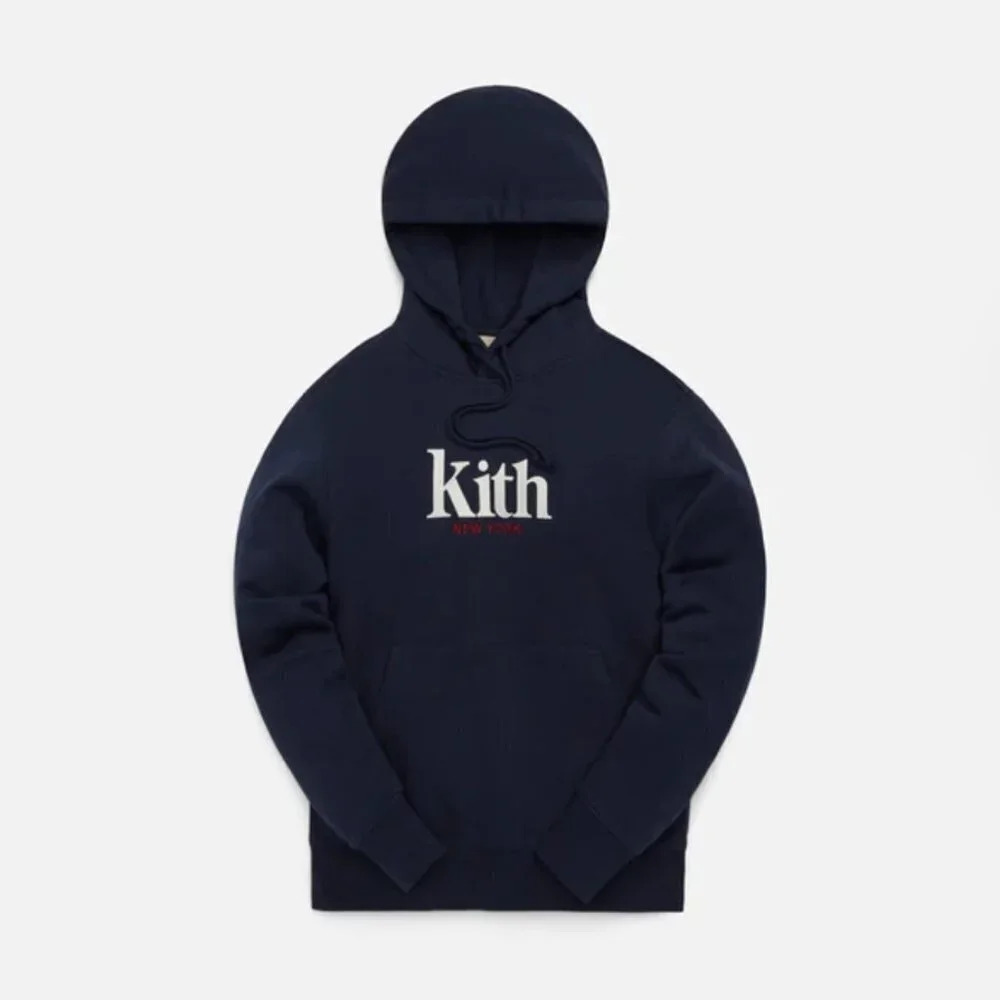 NWT Kith Women Jane New York Hoodie II Nocturnal Navy Dark Blue Sweatshirt